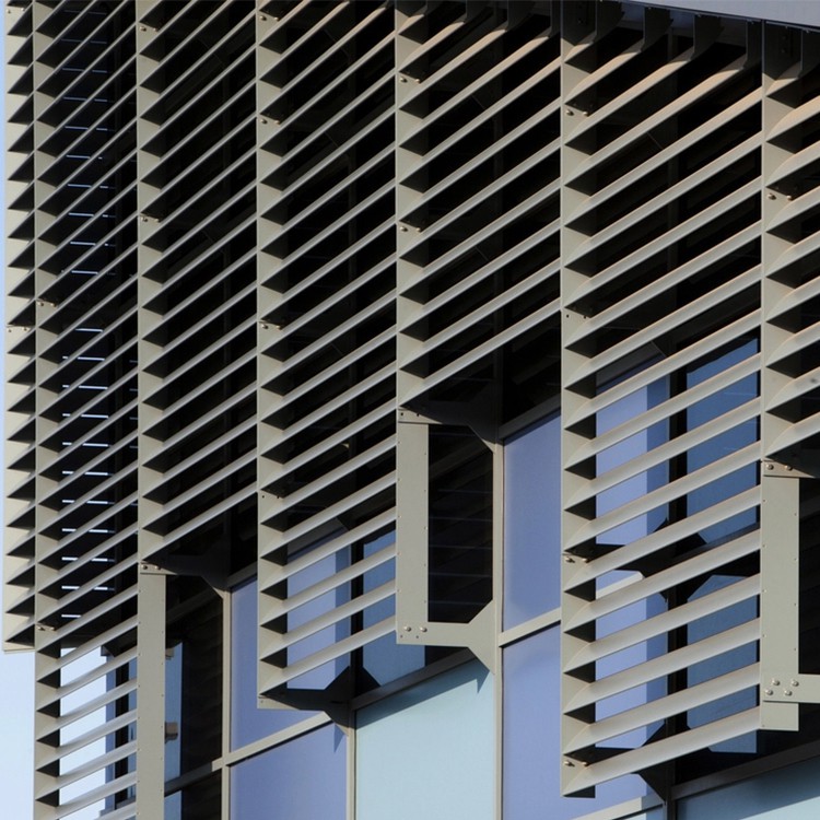 Aluminium Louver Gardinenvæg