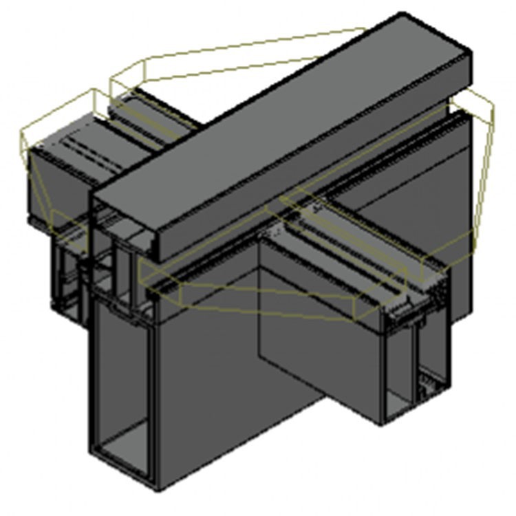 Porpular Carpark Podium Screens Prefabricated window wall system 2